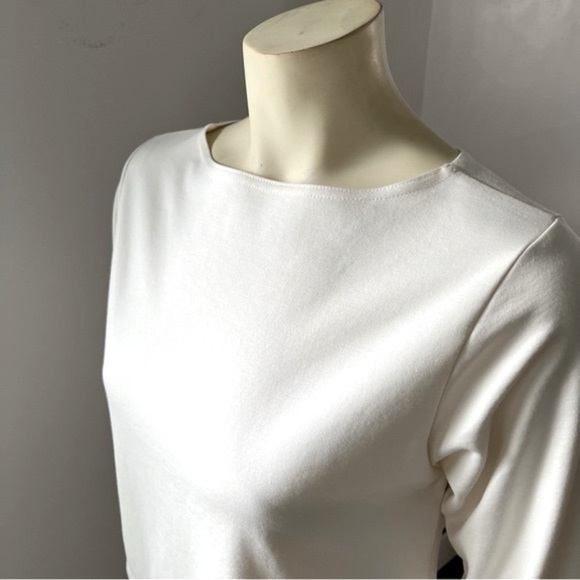 PARIDAEZ Women’s Original IBIS 2 in 1 Top 3/4 Sleeves Cream XS/ S - Picture 13 of 16